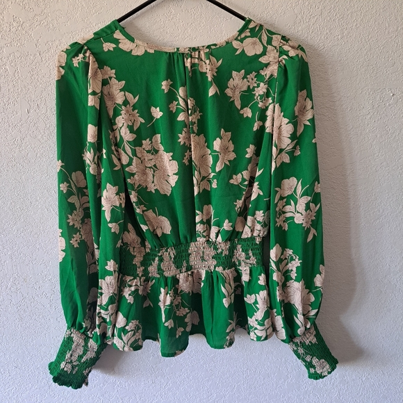Sienna Sky Green Floral Blouse - Picture 5 of 6